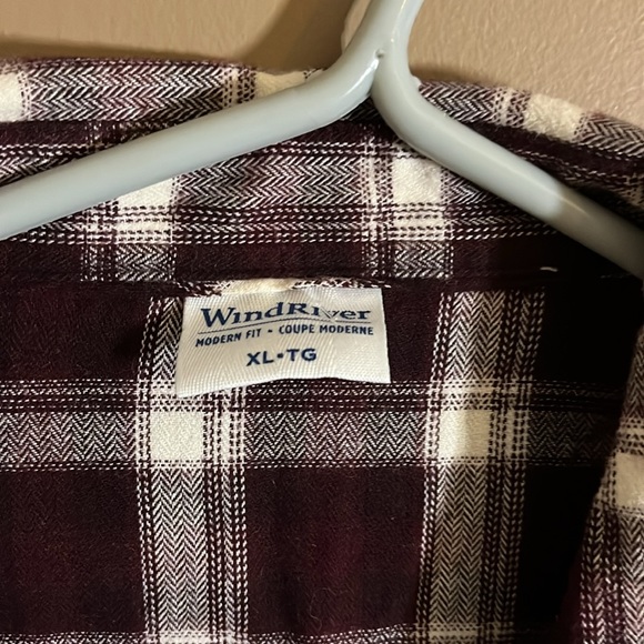 Long sleeve flannel snap up shirt l1 - Picture 4 of 5